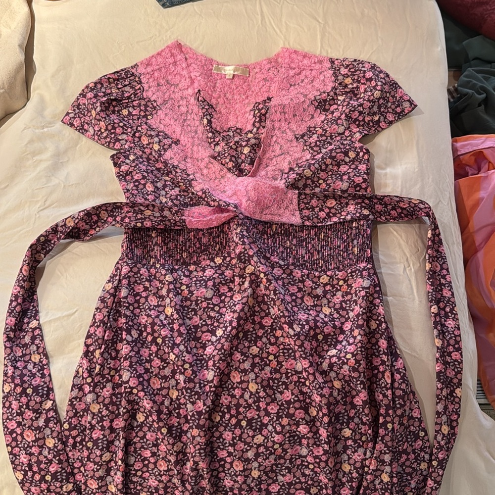 LoveShackFancy Wrap Dress size 0
